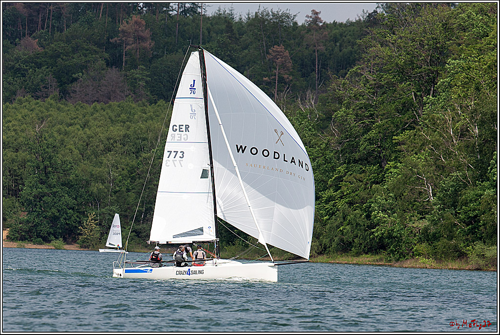 J70 - WOODLAND, 12.06.2021 Segelboot; Segeln; Woodland; Spinnaker; J70; Sorpesee; Sauerland